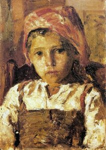 Cabeza de una niña
